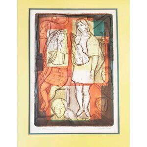 Irving Amen Vintage  Music #2 Wall Art Print 124/200 Signed